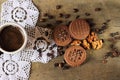 Coffee with biscuits