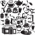 Coffee black icons