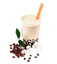 Coffee Boba Bubble Tea Royalty Free Stock Photo