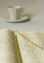 Coffee and book Royalty Free Stock Photo