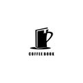 coffee book logo abstract cup vector illustration design Royalty Free Stock Photo