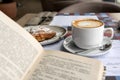 Coffee and book