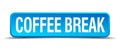 coffee break button Royalty Free Stock Photo