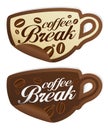 Coffee Break stickers.