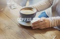 Coffee Break Time Culture Relaxation Enjoyment Concept Royalty Free Stock Photo