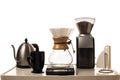 Coffee Brewing Station Royalty Free Stock Photo