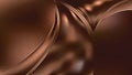 Coffee Brown Shiny Metal Background