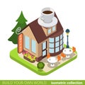 Coffee cafe restaurant building realty real estate