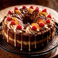 Coffee Cake , traditional popular sweet dessert cake