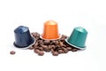 Coffee capsules Royalty Free Stock Photo