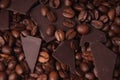 Coffee and chocolate Royalty Free Stock Photo