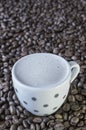 Coffee on coffee Royalty Free Stock Photo