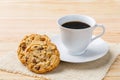 Coffee and cookie Royalty Free Stock Photo