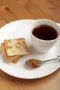 Coffee , cookie and jam Royalty Free Stock Photo