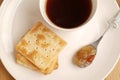 Coffee , cookie and jam Royalty Free Stock Photo