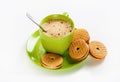 Coffee and cookies Royalty Free Stock Photo