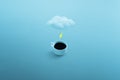 Storm in the cup, minimalism.