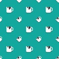 Coffee Cup Crisp Drink Seamless Pattern