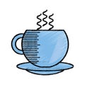 coffee cup hot beverage sketch Royalty Free Stock Photo