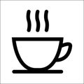 Coffee cup icon Royalty Free Stock Photo