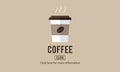 Coffee Cup Icon Drinking Beverage Concept