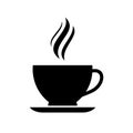 Coffee cup icon flat vector illustration design Royalty Free Stock Photo