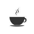Coffee cup icon isolated. Tea cup. Hot drink coffee. Flat design Royalty Free Stock Photo