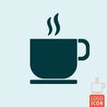 Coffee cup icon Royalty Free Stock Photo