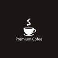 Coffee cup logo template