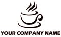 Coffee Cup Logo Vector File Unique Design Royalty Free Stock Photo