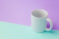 Coffee cup mock up template for logo design Royalty Free Stock Photo