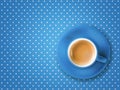 Coffee cup pois Royalty Free Stock Photo