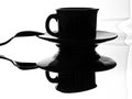 Coffee Cup,Saucer and Spoon Royalty Free Stock Photo