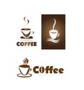 Coffee cup shop logo icon Royalty Free Stock Photo