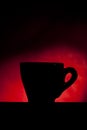 Coffee Cup Silhouette Royalty Free Stock Photo