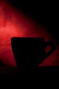 Coffee Cup Silhouette Royalty Free Stock Photo