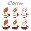 Coffee Cup Simple Logo Designs