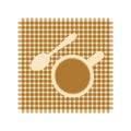 Coffee cup spoon icon Royalty Free Stock Photo