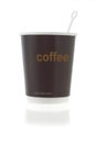 Coffee cup with stirrer