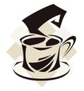 Coffee cup symbol