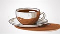 Coffee cup vector. Coffee cup collection vector,illustration Royalty Free Stock Photo