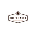 Coffee cup vector logo design template. Vector coffee shop labels