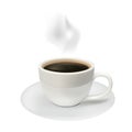 Coffee cup on a white background