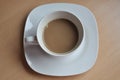 Coffee: coffee cup on a wooden table