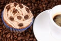 Coffee cupcake and espresso