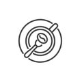 Coffee Cupping line icon