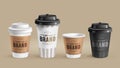 Coffee Cups Brand Set