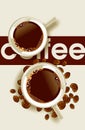 Coffee Cups Design Royalty Free Stock Photo