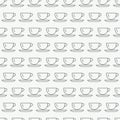 Coffee cups pattern design.. Vector illustration decorative design