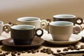 coffee cups still life Royalty Free Stock Photo